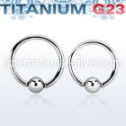 ubcr12 hoops captive rings titanium g23 implant grade ear lobe