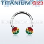 ucbfr5r horseshoes titanium g23 implant grade belly button
