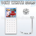 wgsczc l shape nose studs gold nose