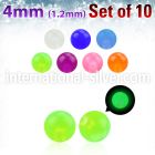 xglb4s loose body jewelry parts acrylic body jewelry belly button