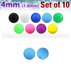 xsab4 loose body jewelry parts acrylic body jewelry belly button
