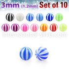 xuvbe3 loose body jewelry parts acrylic body jewelry belly button