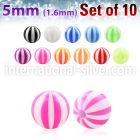 xuvbe5 loose body jewelry parts acrylic body jewelry belly button