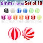 xuvbe6 loose body jewelry parts acrylic body jewelry belly button