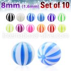 xuvbe8 loose body jewelry parts acrylic body jewelry belly button