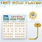 18nsfwxc l shape nose studs silver 925 nose