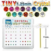 18y6xm bend it to fit nose studs silver 925 nose