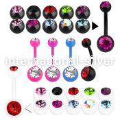 abn2cg belly rings acrylic body jewelry belly button