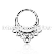 agsepv1 seamless segment rings silver 925 septum