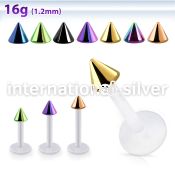 albtcn3 labrets lip rings bioflex ptfe labrets chin