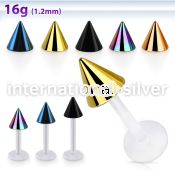 albtcn5 labrets lip rings bioflex ptfe labrets chin