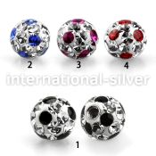 amfr6 loose body jewelry parts surgical steel 316l belly button