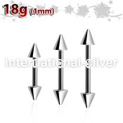 bb18cn3 straight barbells surgical steel 316l eyebrow