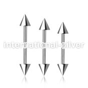 bb20cn straight barbells surgical steel 316l eyebrow