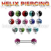 bber23e straight barbells surgical steel 316l eyebrow