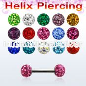 bber25 straight barbells surgical steel 316l eyebrow