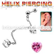 bber47 straight barbells surgical steel 316l ear lobe