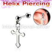 bber71 straight barbells surgical steel 316l helix