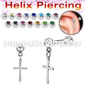 bber75 straight barbells surgical steel 316l eyebrow