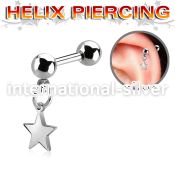 bber89 surgical steel barbells helix piercing