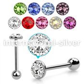 bbfc8x straight barbells surgical steel 316l tongue