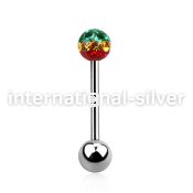 bbfr5r straight barbells surgical steel 316l tongue