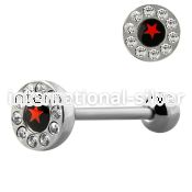 bbloc3 straight barbells surgical steel 316l tongue