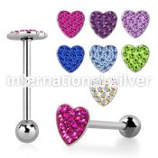 bbmtj5 straight barbells surgical steel 316l tongue