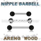 bbnpar5 straight barbells organic body jewelry nipple