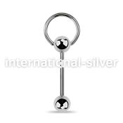 bbsl straight barbells surgical steel 316l tongue