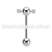 bbspndi straight barbells surgical steel 316l tongue