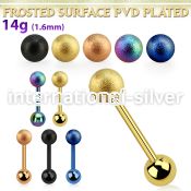 bbtfo5 straight barbells anodized surgical steel 316l tongue