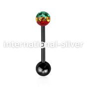 bbtfr5r straight barbells anodized surgical steel 316l tongue