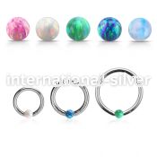 bcr16o3 hoops captive rings surgical steel 316l nose