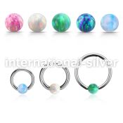 bcr16o5 hoops captive rings surgical steel 316l nose