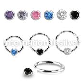 bcr16z4 surgical steel ball closure rings ear othersear lobe ear otherseyebrow helix intim septum piercing