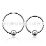 bcr20 hoops captive rings surgical steel 316l nose