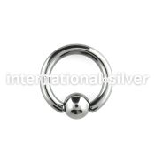 bcr8 hoops captive rings surgical steel 316l eyebrow