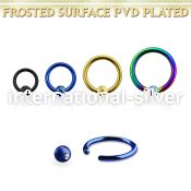 bcrt14f4 anodized surgical steel ball closure rings ear  othersear  lobe ear othersnipple  piercing