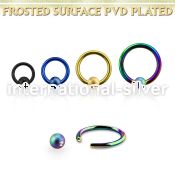 bcrt14f5 anodized surgical steel ball closure rings ear  othersear otherseyebrow helix tragus  piercing