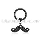 bcrtg518 hoops captive rings anodized surgical steel 316l nose