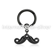 bcrts518 hoops captive rings anodized surgical steel 316l nose