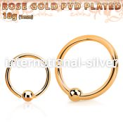 bcrtt18s hoops captive rings anodized surgical steel 316l nose