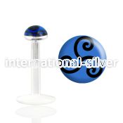 bilg46 labrets lip rings bioflex ptfe labrets chin