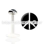 bilg53 labrets lip rings bioflex ptfe labrets chin