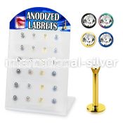 blbtc labrets lip rings anodized surgical steel 316l belly button