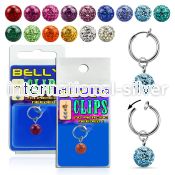 blcp626 fake illusion body jewelry others belly button