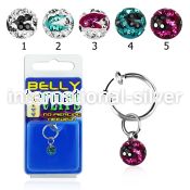 blcpt117c fake illusion hoops others belly button