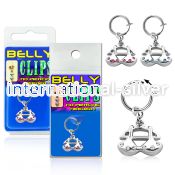 blcpt24 fake illusion hoops others belly button