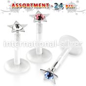 blk180 labrets lip rings bioflex ptfe belly button